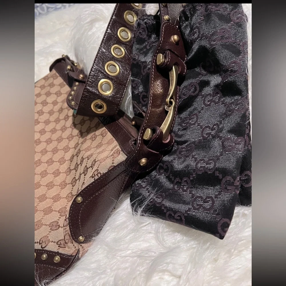 ✨Gucci Pelham Monogram Canvas hobo bag - Picture 5 of 17